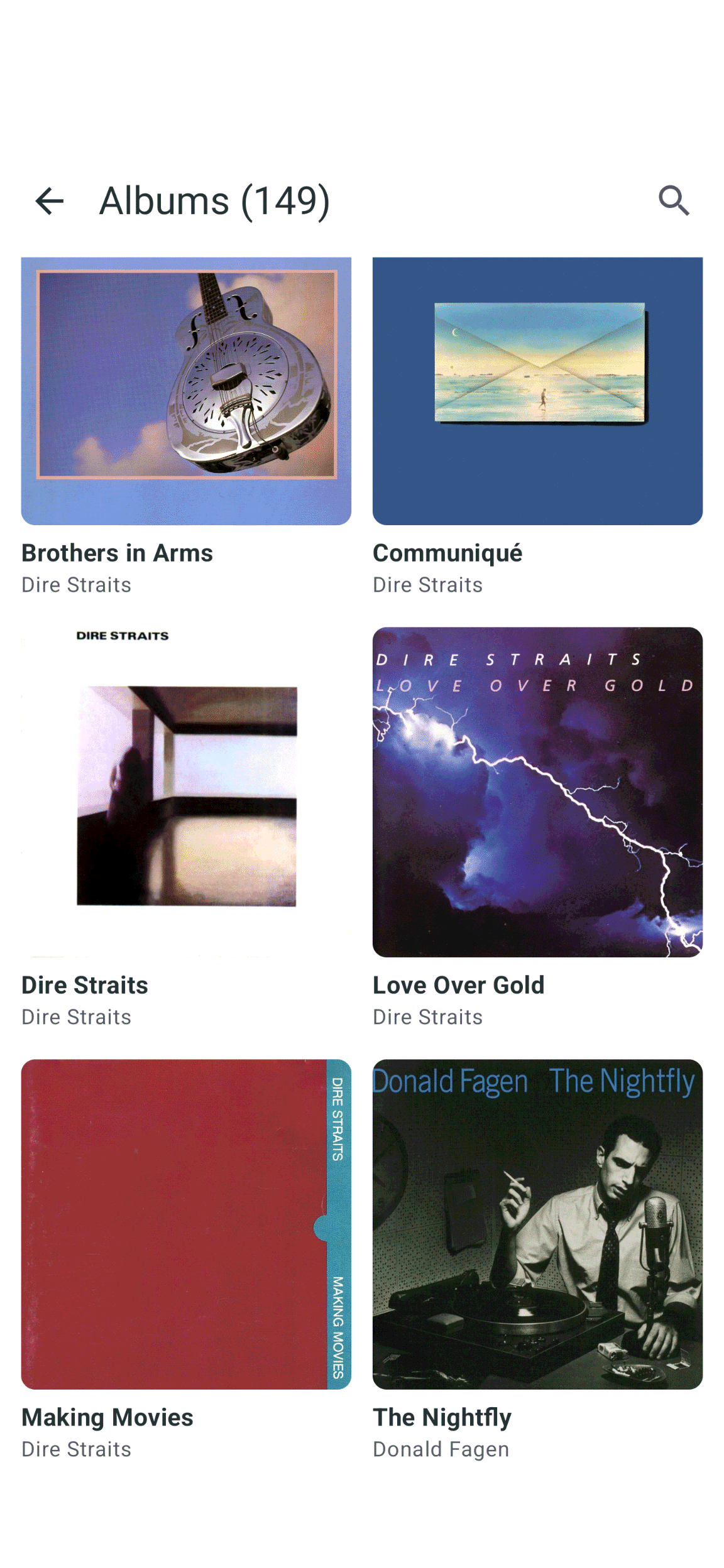 Album grid